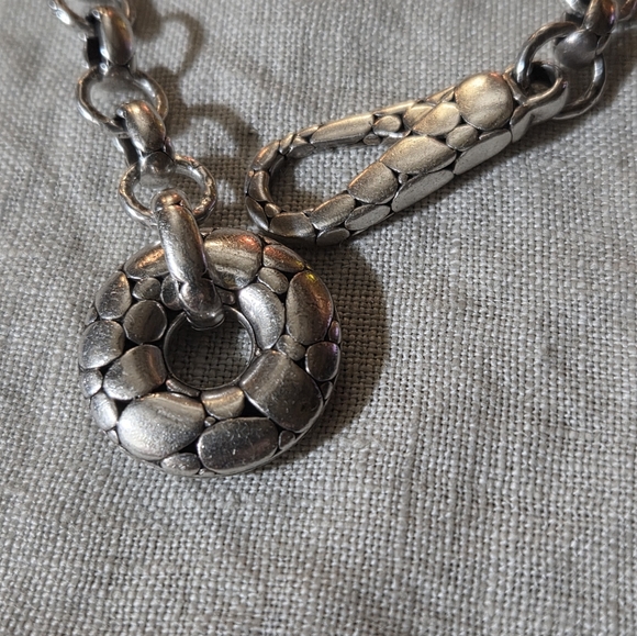 John Hardy Kali Pebble Link Charm Bracelet, SS - Picture 9 of 13